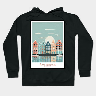 Amsterdam Canal Houses Hoodie